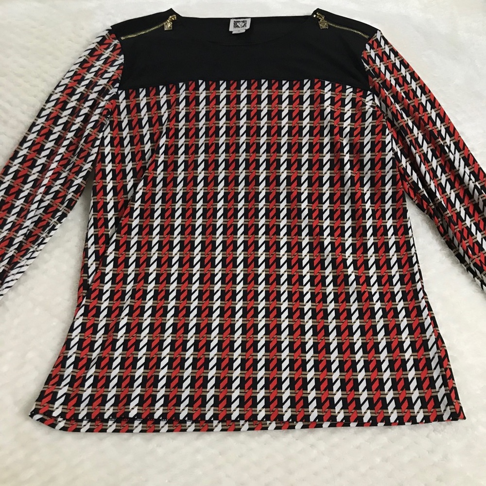 Checkered blouse - Picture 3 of 3